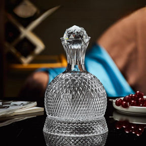 Decanter red wine household light luxury rotating tumbler crystal wine pot wine glass red wine glass wine set - V.I.P Digital Presence