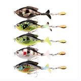 9.5cm/16.9g Propeller Rotary Tractor Bait Path Sub Bait Floating Water Rock Small Fat Water System Wave Climbing Fish bait - V.I.P Digital Presence