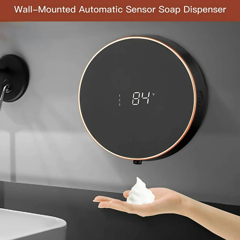 Soap Dispenser Touchless Automatic USB Liquid Foam Machine Wall-mounted Infrared Induction Hand Washer Sanitizer Tool - V.I.P Digital Presence