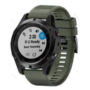 Correa de silicona de liberación rápida FIFATA para Garmin Fenix ​​6, 6S, 6X, 5X, 5, 5S, 3, 3HR, Forerunner 935 y 945.