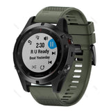 Correa de silicona de liberación rápida FIFATA para Garmin Fenix ​​6, 6S, 6X, 5X, 5, 5S, 3, 3HR, Forerunner 935 y 945.