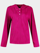 Textured Long Sleeve Hoodie - V.I.P Digital Presence
