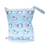 [Sigzagor]Wet Dry Bag With Two Zippered For Baby Diapers Nappies Waterproof Reusable 36cmx29cm - V.I.P Digital Presence