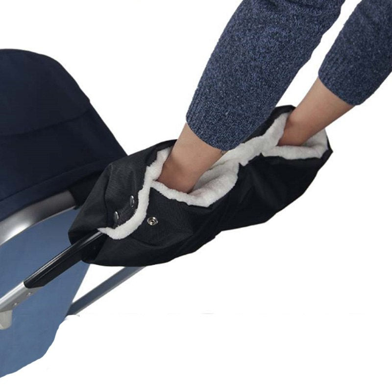 Warm Baby Winter Stroller Gloves Thicken Stroller Hand Muff Pram Accessories Waterproof Kids Pushchair Hand Cover Fur Mittens - V.I.P Digital Presence