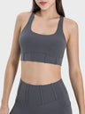 Square Neck Wide Strap Active Tank - V.I.P Digital Presence