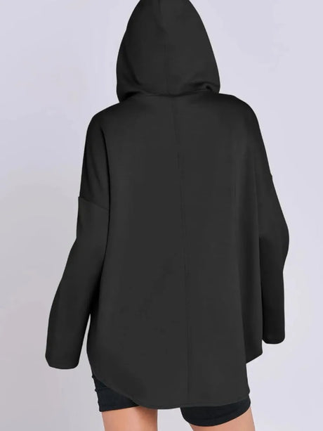 Quarter Zip Long Sleeve Hoodie - V.I.P Digital Presence