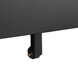 Metal 2 drawer mobile file cabinet with lock, 25.6-inch high legal/letter size file storage cabinet  black - V.I.P Digital Presence