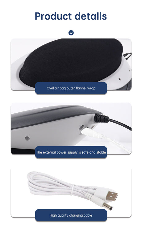 Waist Massager Lumbar Traction Inflatable Hot Compress Back Cervical Stretcher Massage Air Pressure Reduce Relief Pain - V.I.P Digital Presence