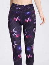 Printed Active High Waist Leggings - V.I.P Digital Presence