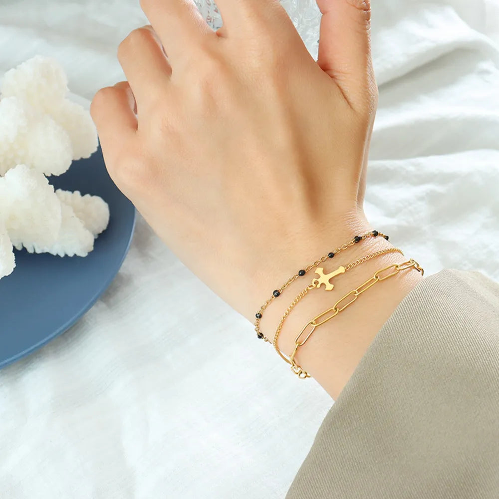 Titanium Steel Three-Layered Bracelet - V.I.P Digital Presence