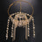 Fashionable Leaf Water Diamond Tassel Headwear, Personalized and Versatile Water Diamond Hair Chain, Women's Headdress - V.I.P Digital Presence