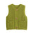 Street Fashion Crochet Hollow Vest Solid Color Versatile Round Neck Jacket - V.I.P Digital Presence