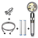 Propeller Shower Turbocharged Shower Head Shower Head Shower One-Button Water-Stop Shower - V.I.P Digital Presence