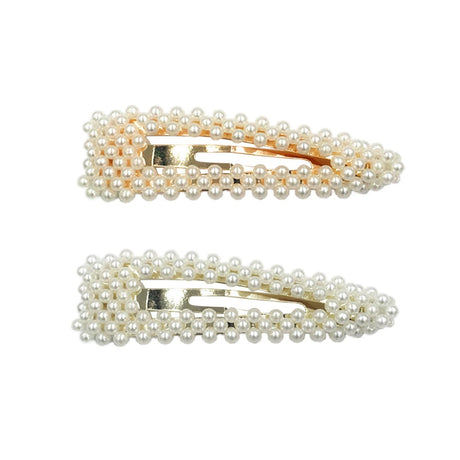 Women Bridal Vintage Faux Pearl Wrapped Hairpins Girl Glitter Accessory Gold/Silver Metal Alloy Hair Clip Water Drop Wedding - V.I.P Digital Presence