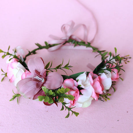 Hawaiian Vacation Wreath Headwear Beautiful Bridal Hairbands Wedding Hair Accessories Headwear Wreath - V.I.P Digital Presence