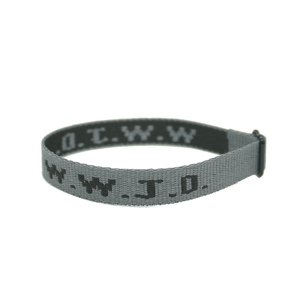 Alphabet Jacquard Printed Wrist Strap Bracelet Strap Unisex WWJD Bracelet Adjustable Bracelet - V.I.P Digital Presence