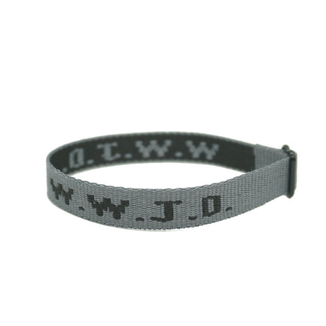 Alphabet Jacquard Printed Wrist Strap Bracelet Strap Unisex WWJD Bracelet Adjustable Bracelet - V.I.P Digital Presence