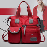 Multiuse Women Waterproof Handbag Nylon Tote Fashion Messenger Crossbody Bags for Women Top-Handle Shoulder Purse Travel Bag - V.I.P Digital Presence