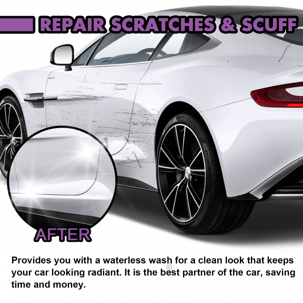 3 In 1 High Protection Quick Car Coating Spray, Diy Paint Change Color Cleaning Coating Spray - V.I.P Digital Presence