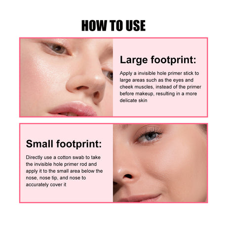 Pore Invisible Stick, Brightening Skin Tone Concealer Invisible Pore Smoothing Pre-Makeup Stick - V.I.P Digital Presence