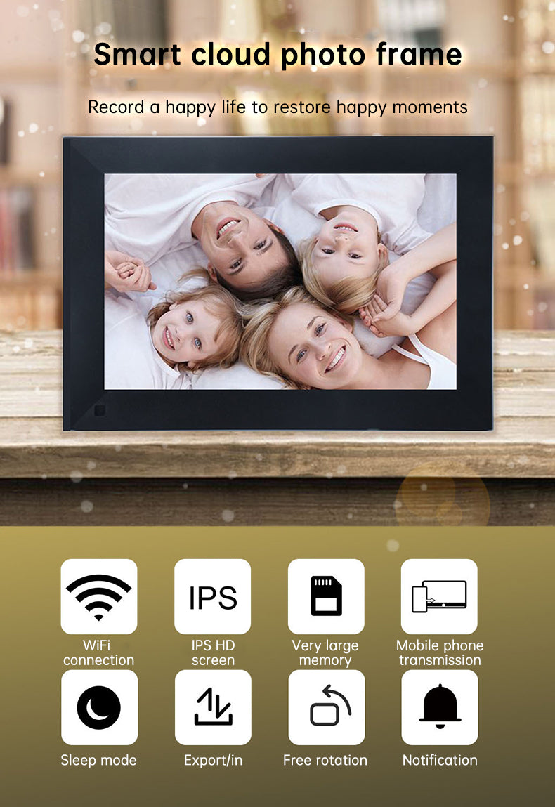 Frameo cloud photo frame WiFi digital photo frame 16G memory smart photo album - V.I.P Digital Presence