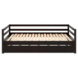 Twin or Double Twin Daybed with Trundle Espresso