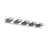 LED Modern Chrome Makeup Light, 5-Lights Acrylic Chrome Makeup Mirror Light - V.I.P Digital Presence