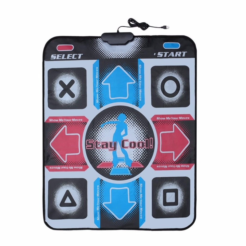 Tapete de baile, tapete de baile, tapete de baile, manta de baile, equipo Revolution HD, tapete antideslizante para huellas de pies para PC con USB