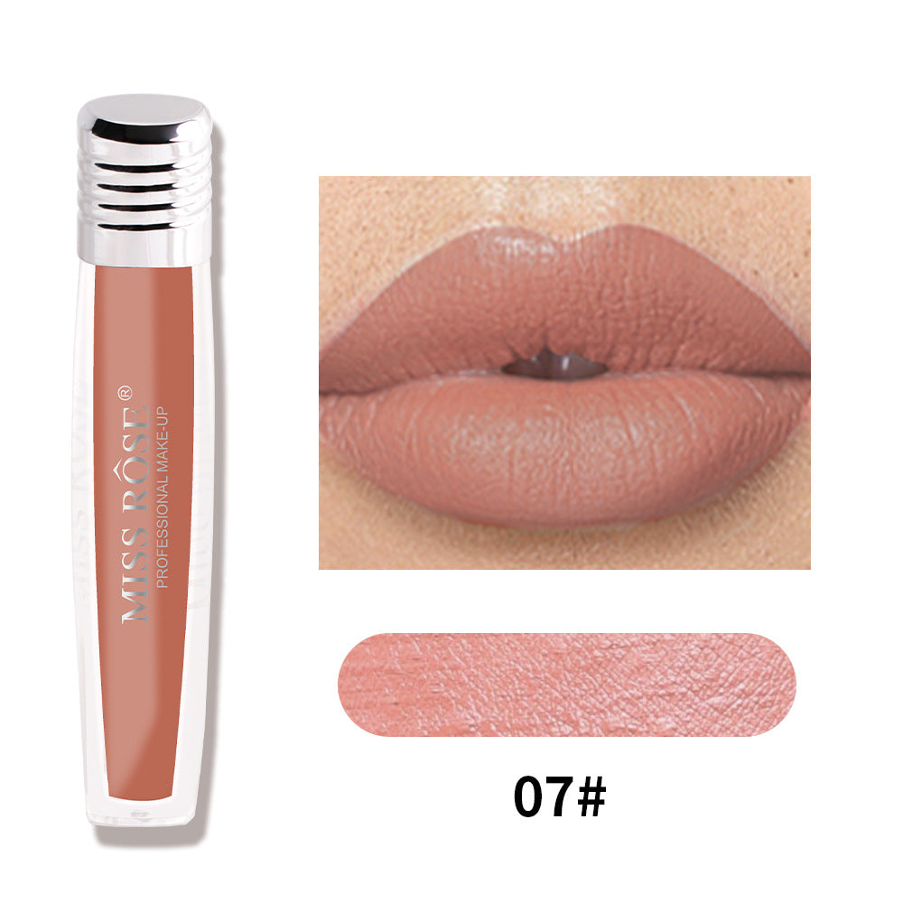 Candy Pearl Lip Gloss Liquid Matte Lip Gloss Without Color Loss And Non-Sticky Cup Velvet Lip Glaze - V.I.P Digital Presence