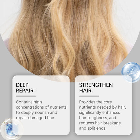 Repair Hair Mask Repair Hair Moisturizing Hair Clean Scalp Natural Fluffy Soft Gloss Hair Mask - V.I.P Digital Presence