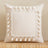 Tassels Cushion Cover 45x45cm Beige White Pillow Covers Decorative Pillow Case Square Home Boho Decor Macrame Pillowcase - V.I.P Digital Presence