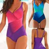 Swimsuit bikini rainbow gradient one-piece swimsuit - V.I.P Digital Presence