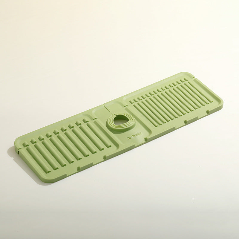 Heighten slope drain mat faucet sink splash mat drain mat pool non slip soap mat splash mat - V.I.P Digital Presence