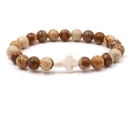 Fashion bead jewelry cross bracelet - V.I.P Digital Presence