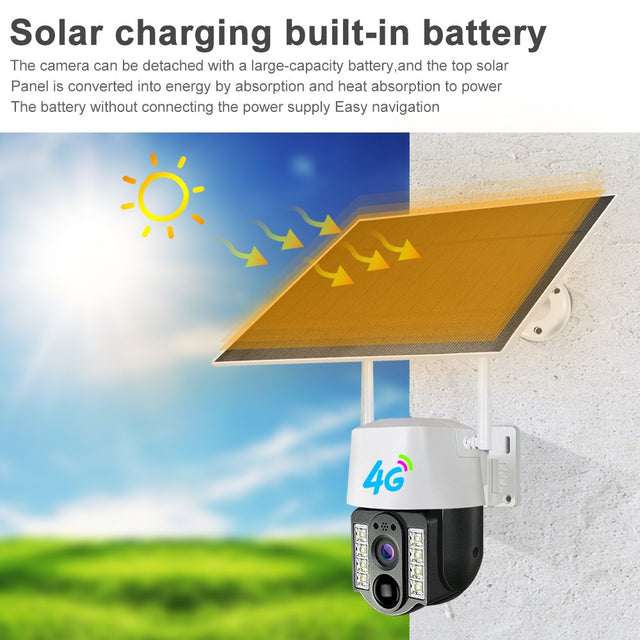 V380 New Arrival 3MP Wireless WiFi Security CCTV Camera Night Vision Sim Card Solar 4G  Outdoor - V.I.P Digital Presence