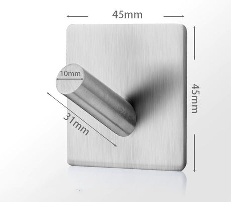 SUS304 Black Robe Hook Wall Hook Towel Hook for Bathroom Stainless Steel Coat Hook Rustproof Hook Hanger for Kitchen Hardware - V.I.P Digital Presence