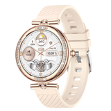 NX17 Pro Smart Watch Fashion Dimanond Ladies Wristwatch Amoled Bluetooth Calling Health Monitoring Women Fitness Smartwatch - V.I.P Digital Presence