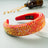 Ins Super Flash Full Drill 4.5cm Wide Brimmed Headdress Thickened Sponge Solid Color Headband Ladies Press Release Art Headband - V.I.P Digital Presence
