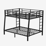 Metal Full XL over Queen Bunk Bed for Teens and Adults,Space-Saving/Noise Reduced/No Box Spring Needed - V.I.P Digital Presence