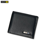 SMARTLB Genuine Leather Wallets High Quantity New Fashion Bifold Card Holders Slim Soft Purse GPS Charging Anti-theft