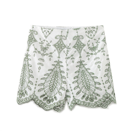Fashionable Casual Loose Embroidered Short Top and Shorts for Women - V.I.P Digital Presence