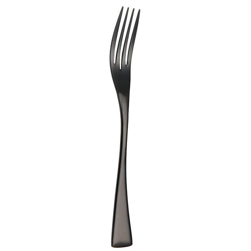 Portugal Titanium Black Stainless Steel Western Cutlery Set for Hotel and Restaurant Knife Fork Spoon Suite Factory Wholesale - V.I.P Digital Presence