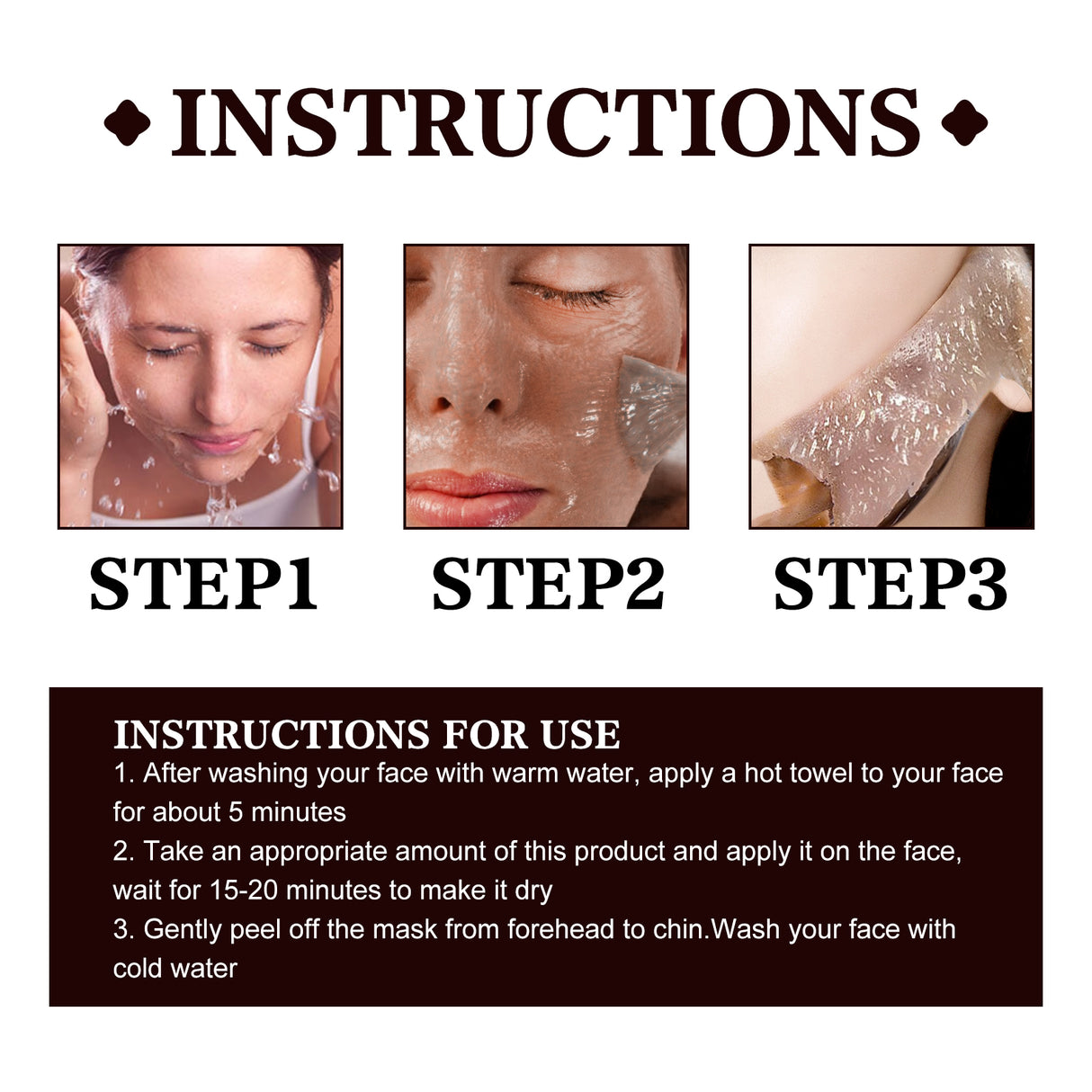 Black Tea Extract Cleansing Mask, Clean And Delicate Pore Brightening Skin Rejuvenating Daub Type Facial Mask - V.I.P Digital Presence