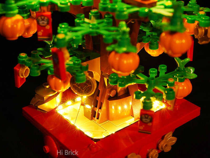 Building block lighting compatible with LEGO 40648 Money Tree Chinese style remote control matching LED lights - V.I.P Digital Presence