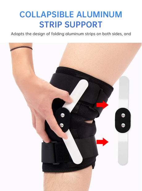 Adjustable hinged Patella Knee Support Brace for pain relief and knee joint protection - V.I.P Digital Presence