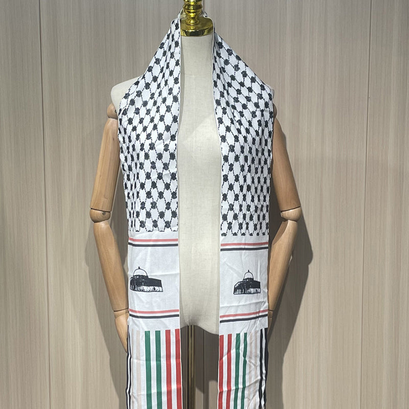 Arabic scarf prayer scarf ethnic style scarf shawl scarf headscarf - V.I.P Digital Presence