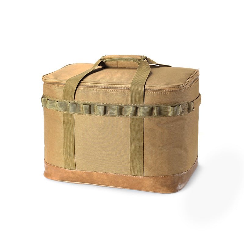 Bolso de mano para exteriores, caja de almacenamiento anticolisión, bolsa impermeable para desechos de camping, bolsa de almacenamiento para vajilla y utensilios de cocina