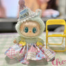 Clothing] Labubu Clothes with PVC Face Pendant, Labubu Sitting Party Series Doll Clothing
