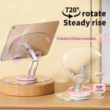 Multi functional adjustable lifting creative mobile phone support stand, desktop live streaming 360 ° rotating tablet stand, universal - V.I.P Digital Presence