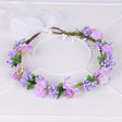 Hawaiian flower garland headband, bride's wedding headdress, bridesmaid's photo, simulated flower wreath, mini flower - V.I.P Digital Presence